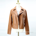 Women's Leather Biker Faux Leather